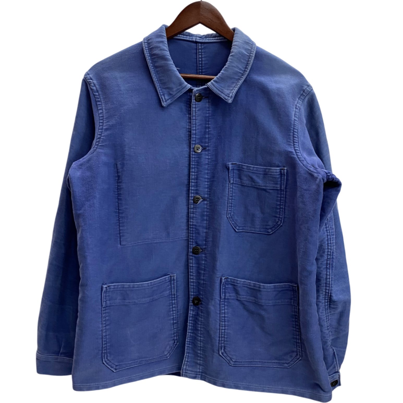 ヴィンテージ vintage 50\'s 60\'s FORT EN DIABLE フレンチワーク モールスキン ジャケット ネイビー 201MT-5980 VB