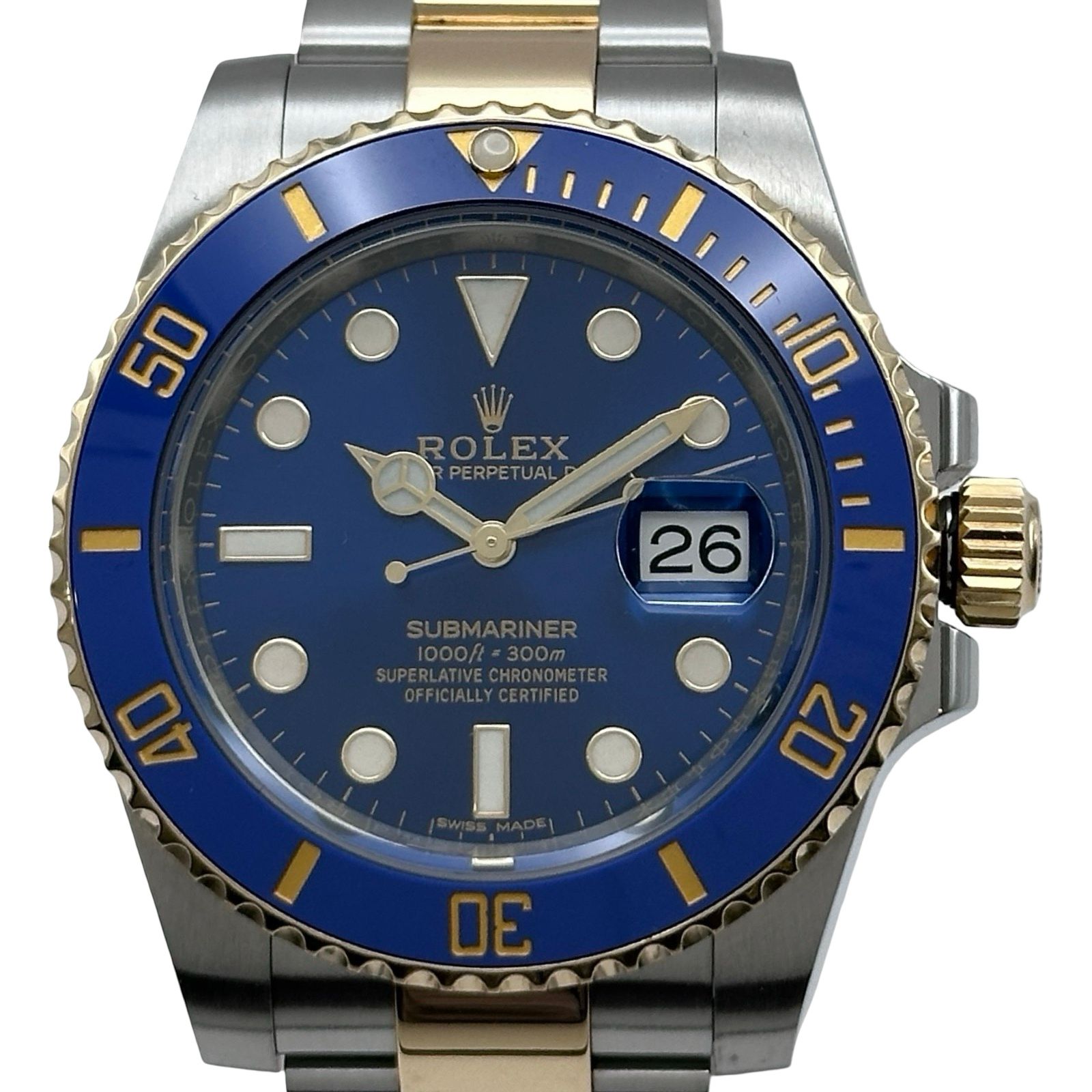 ロレックス ROLEX サブマリーナ 116613LB ブルー ゴールド/ステンレススチール 自動巻き メンズ 腕時計