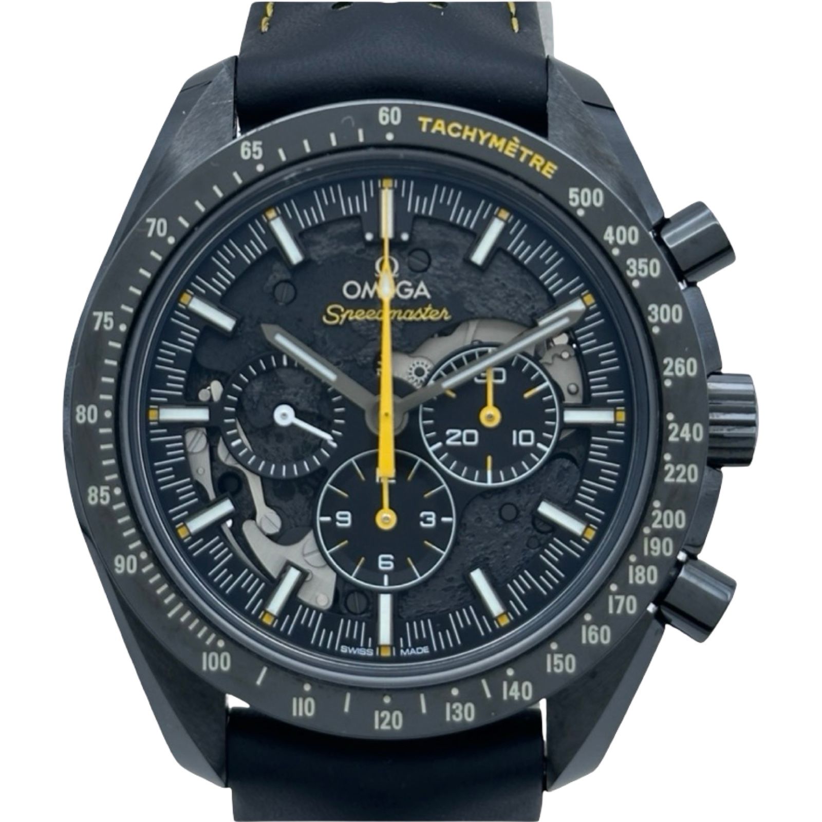 オメガ OMEGA スピードマスター ムーンウォッチ クロノグラフ ダーク サイドオブ ザ ムーン アポロ8号 311.92.44.30.01.001 ブラック セラミック 手巻き メンズ 腕時計