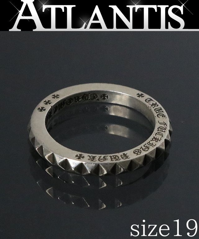 CHROME HEARTS 銀座店 クロムハーツ TFP ビッグパンク リング 指輪 シルバー SV925 約19号 103149