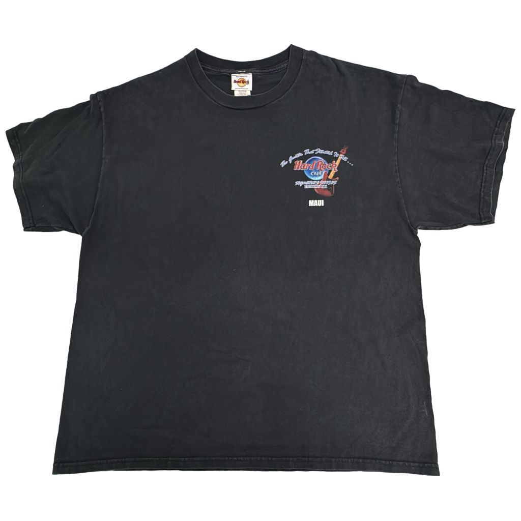 Hard Rock Cafe ハードロックカフェ 半袖Ｔシャツ ブラック(メンズ XL)中古 古着 Y1341