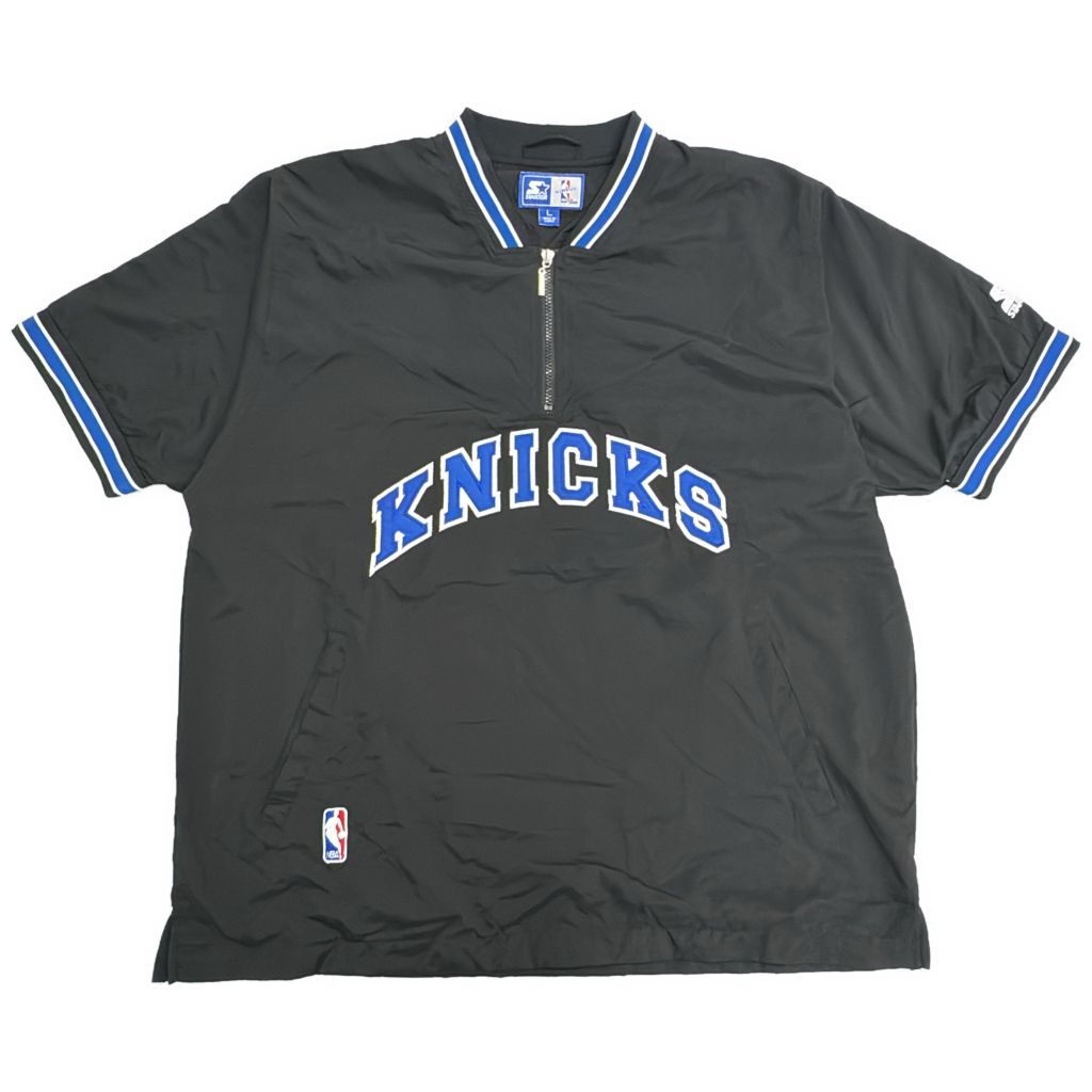 STARTER スターター NBA ニューヨーク・ニックス ハーフジップ プルオーバージャケット プロチーム バスケ(メンズ L)中古 古着 Y1361