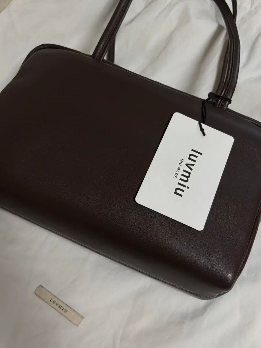 luvmiu ボウルバッグ ブラウン