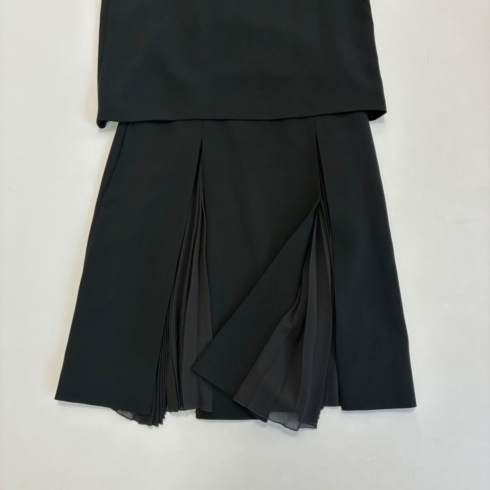 MaxMara STUDIO マックスマーラ☆ノースリーブボックスプリーツ 