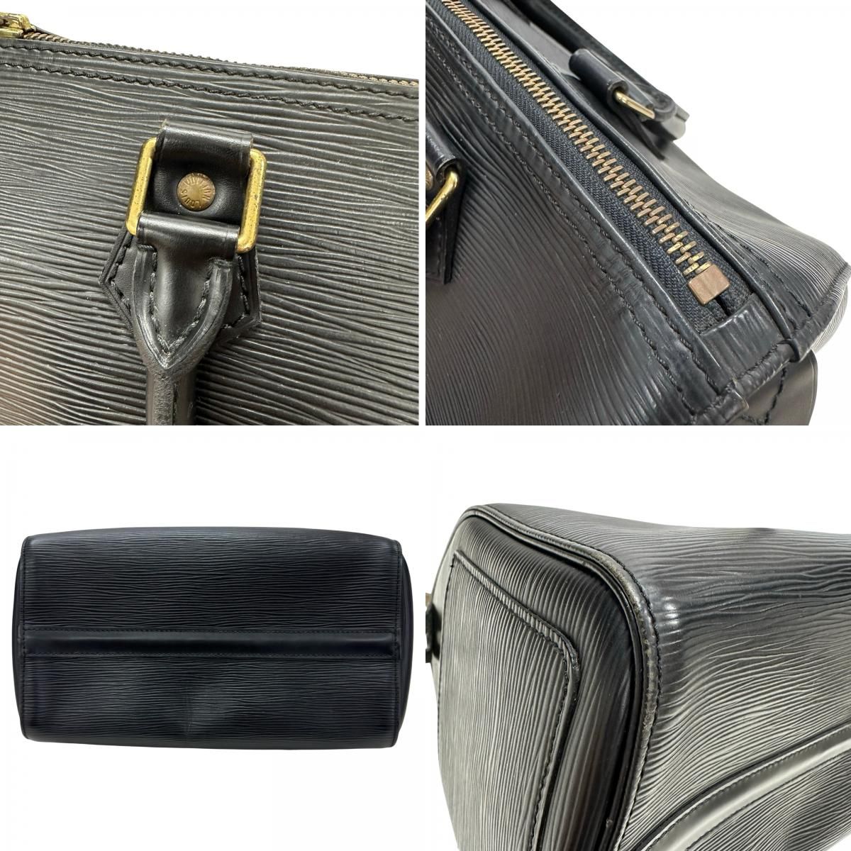 ルイ・ヴィトン LOUIS VUITTON スピーディ25 M43012 ノワール エピ