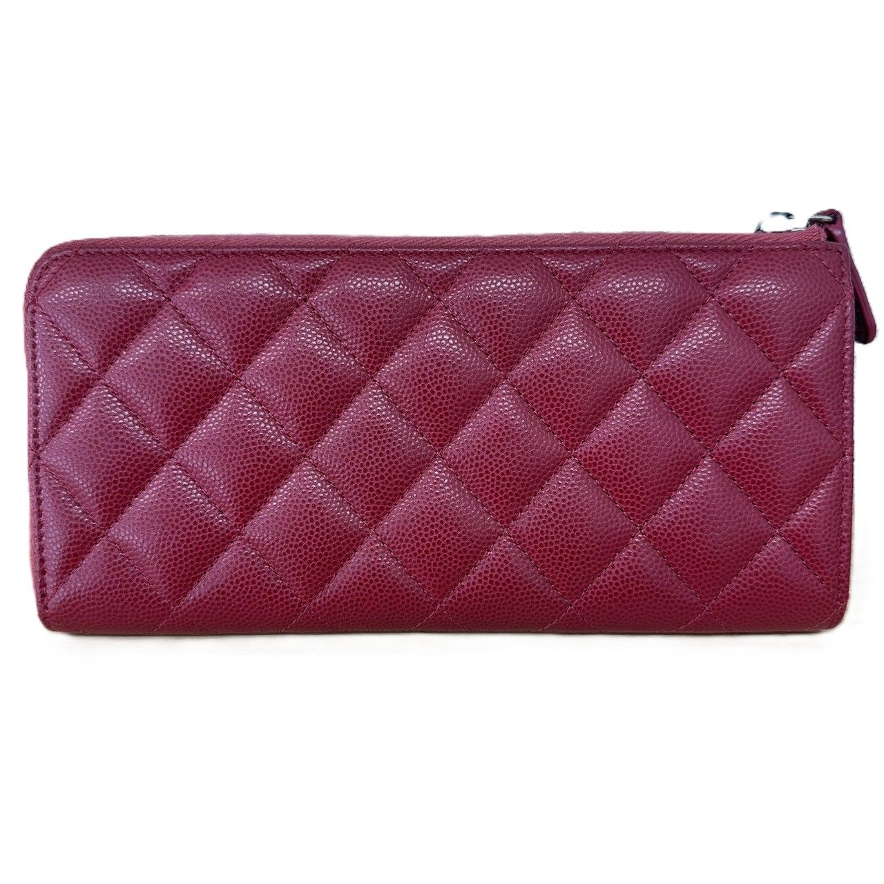 マトラッセ シャネル 長財布 キャビアスキン CHANEL キャビア チェーン