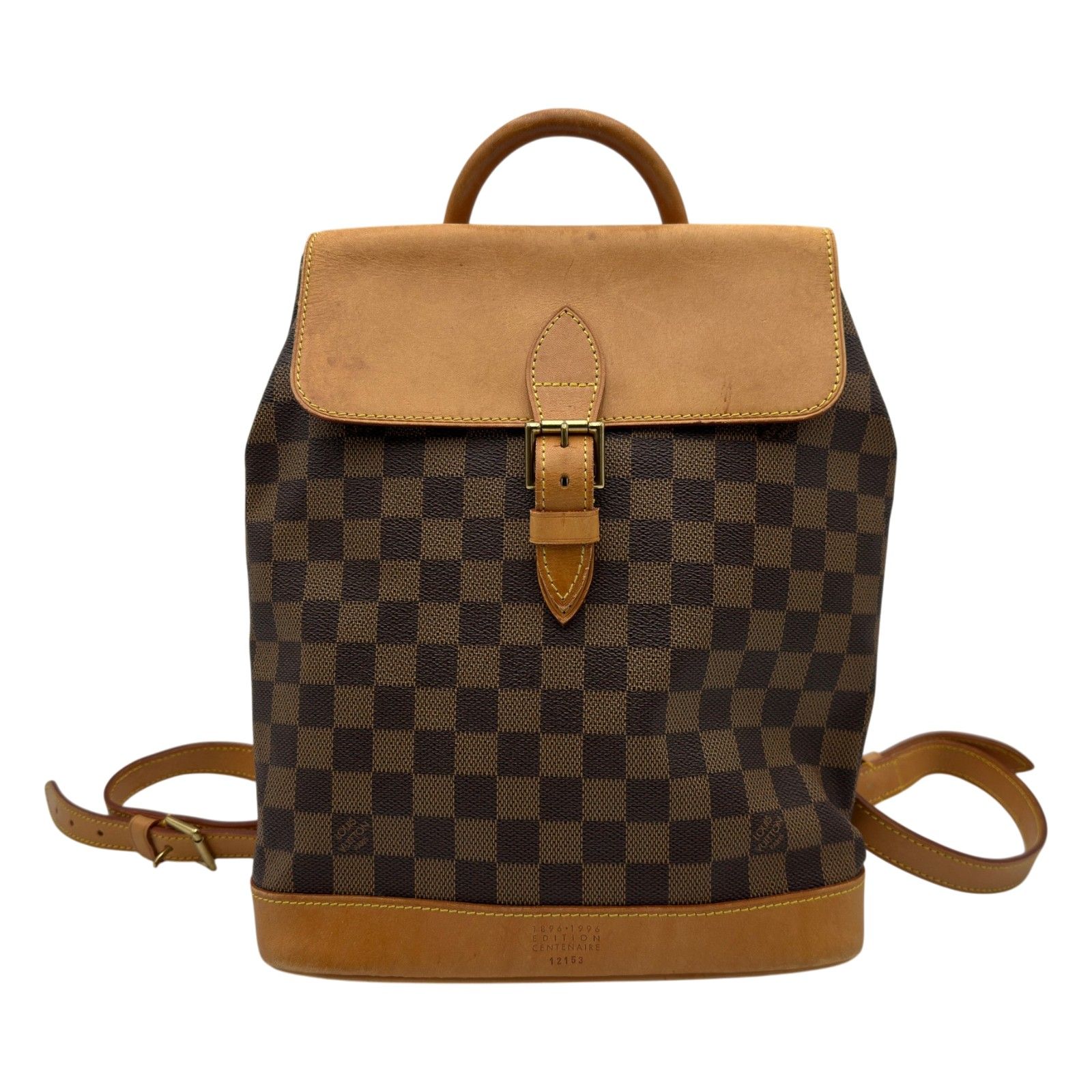 ルイ・ヴィトン LOUIS VUITTON アルルカン N99038 ブラウン ダミエ/レザー レディース リュック・デイパック