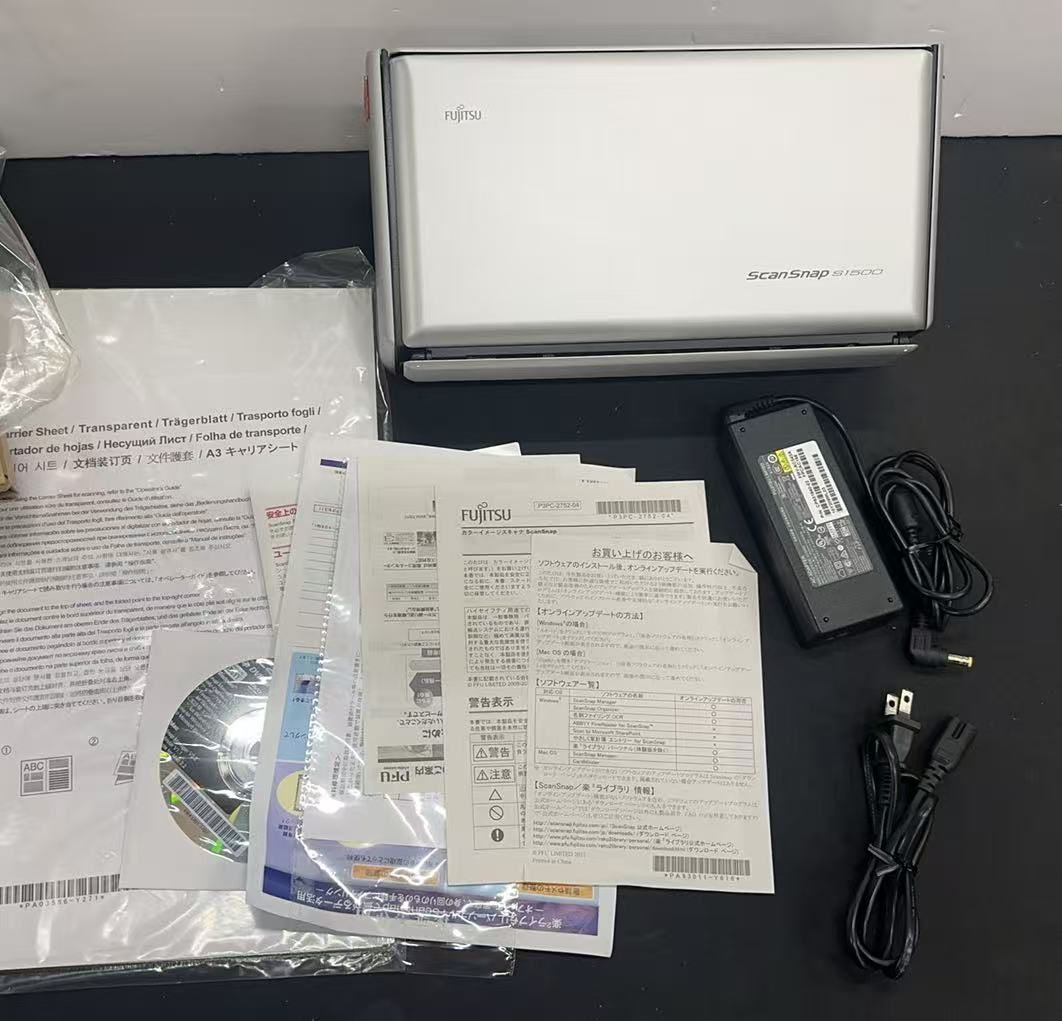 FUJITSU ScanSnap S1500 FI-S1500-A ドキュメントスキャナー / 中古 ++924115