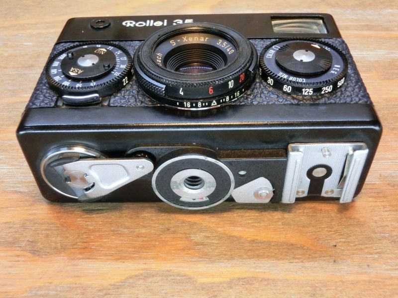 7952 良品 希少 S-Xenar Rollei 35 露出計OK ブラック ローライ