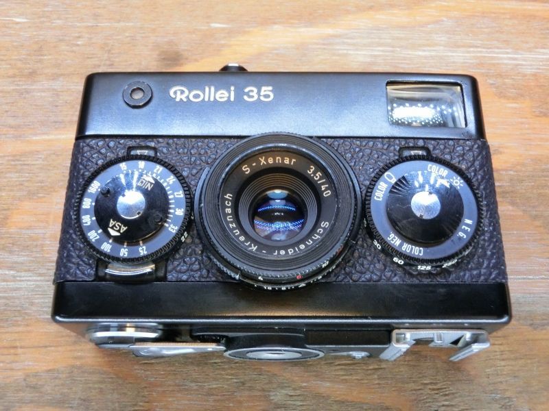 7952 良品 希少 S-Xenar Rollei 35 露出計OK ブラック ローライ