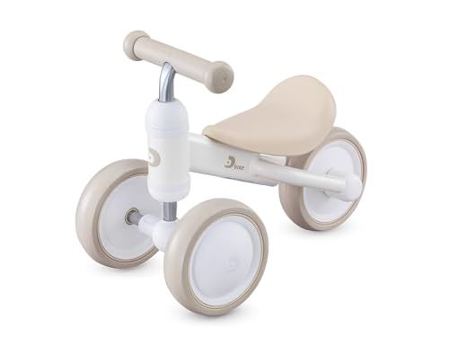 アイデス D-Bike miniワイド ベージュ ベビーバイク 10カ月～3歳 室内用 ペダルなし三輪車 静音 足けり 体幹トレーニング 誕生日プレゼントY 12dfe88a