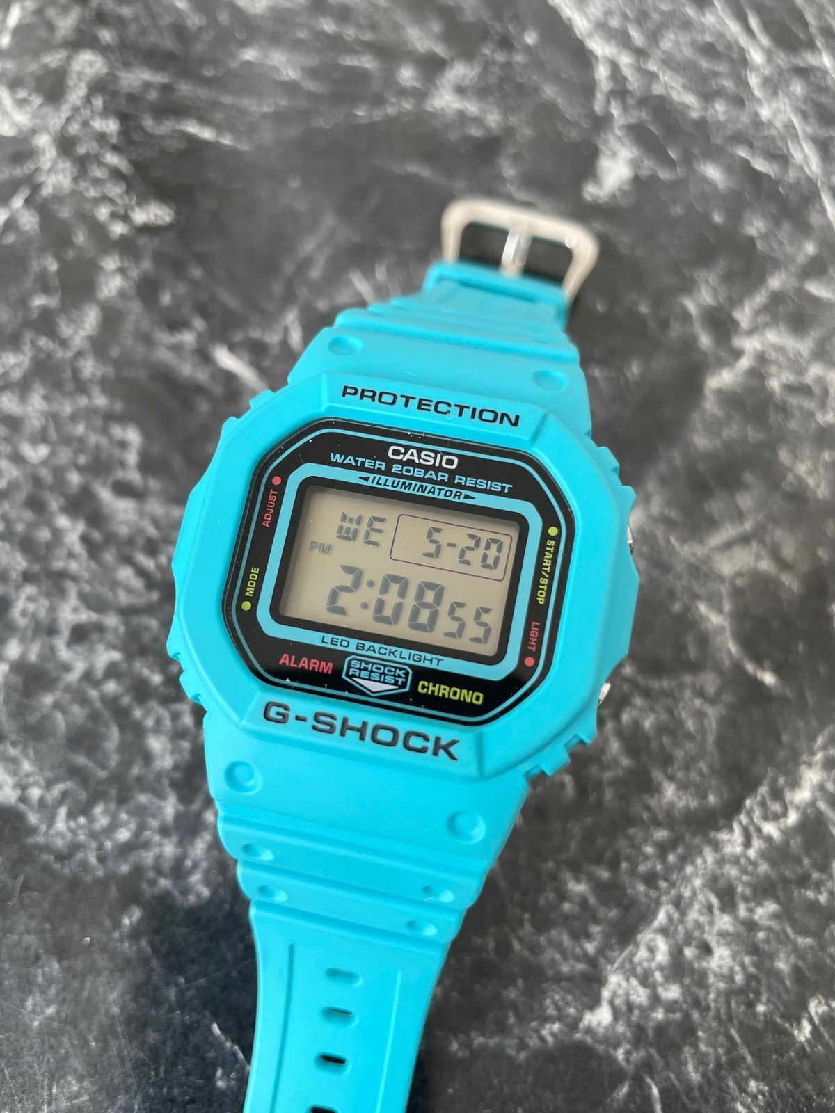 CASIO Gショック DW-5600EP ターコイズブルー