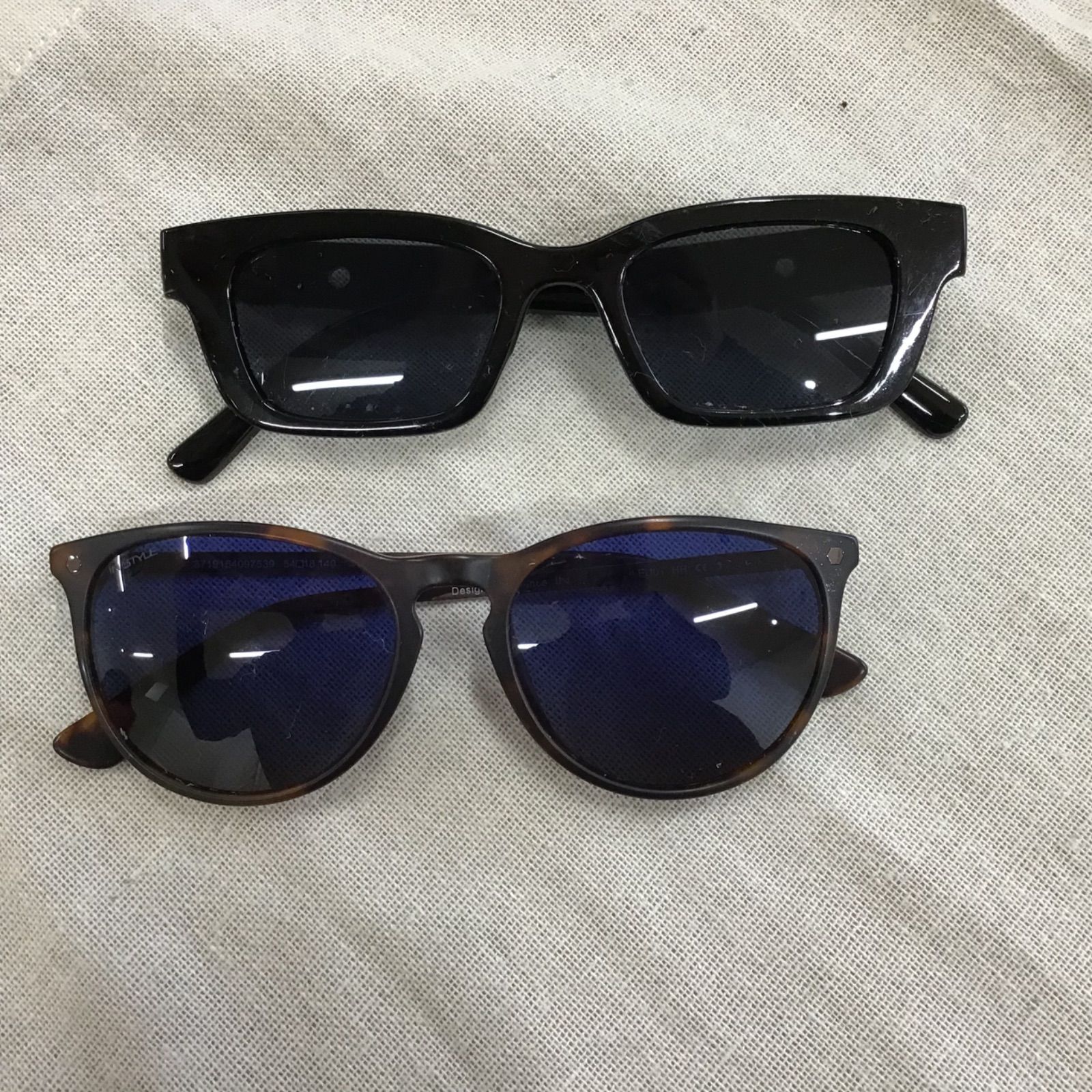 中古サングラス8点まとめ売りセット / おしゃれ眼鏡・サングラス