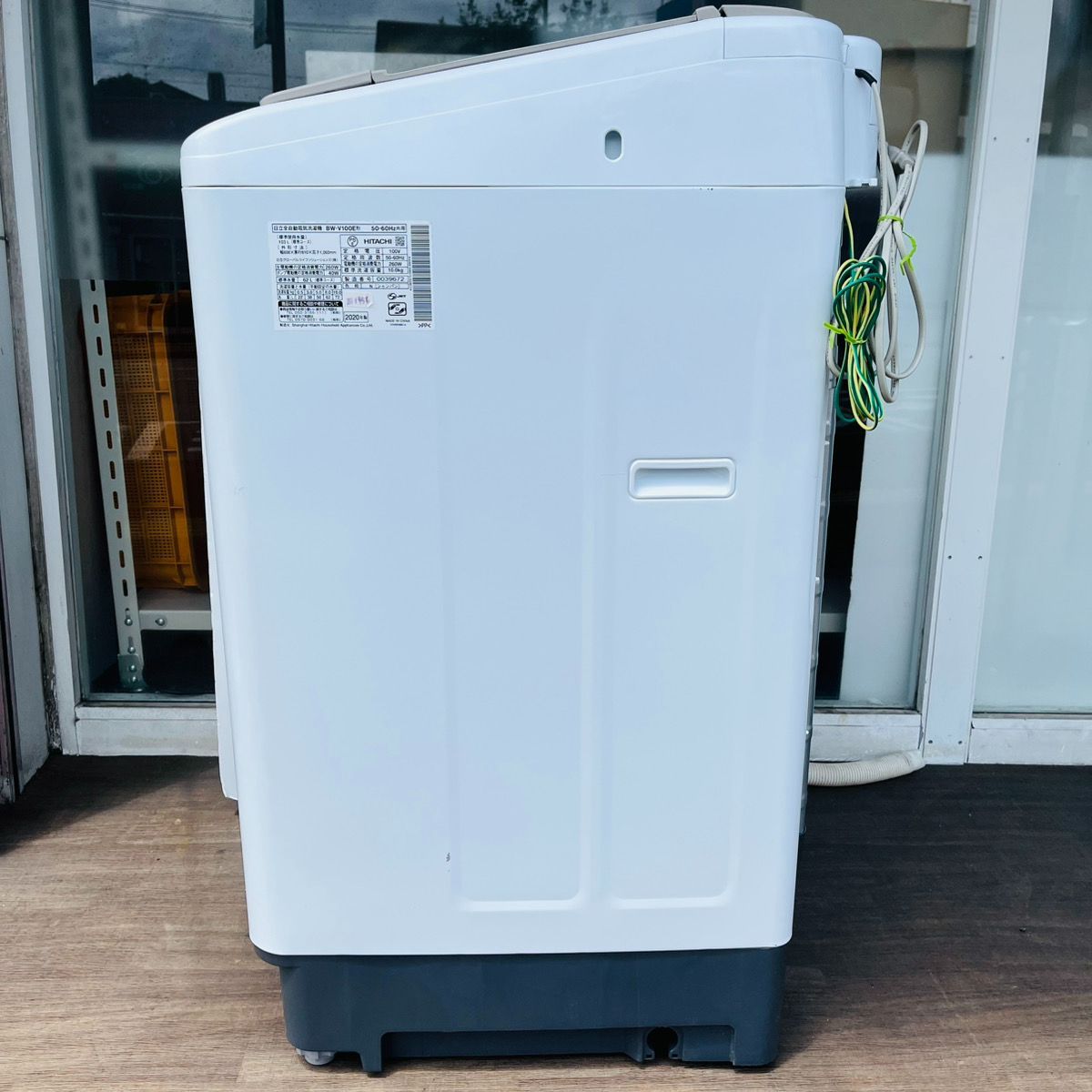 送料込み 日立 全自動洗濯機 ビートウォッシュ BW-V100E 10kg HITACHI 