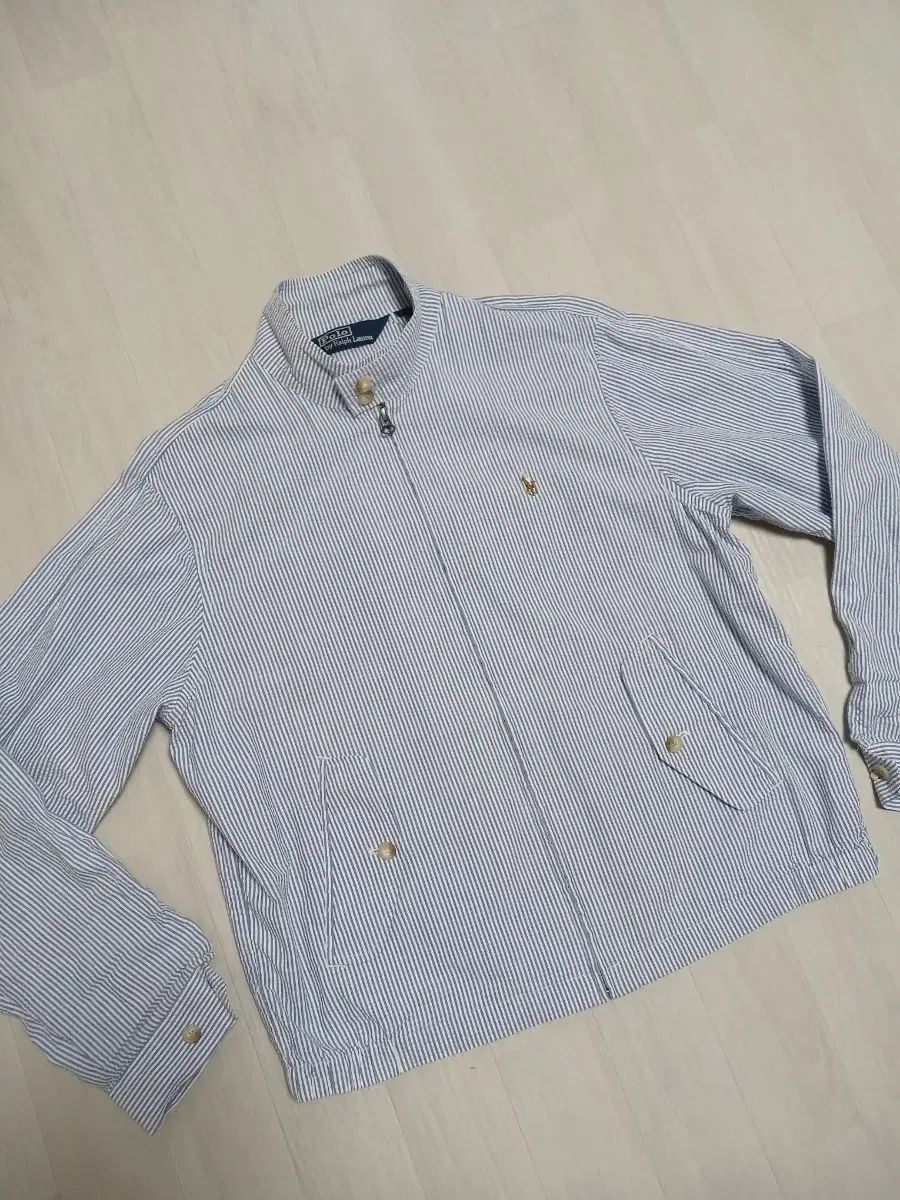 POLO RALPH LAUREN シアサッカー コットン ブルゾン