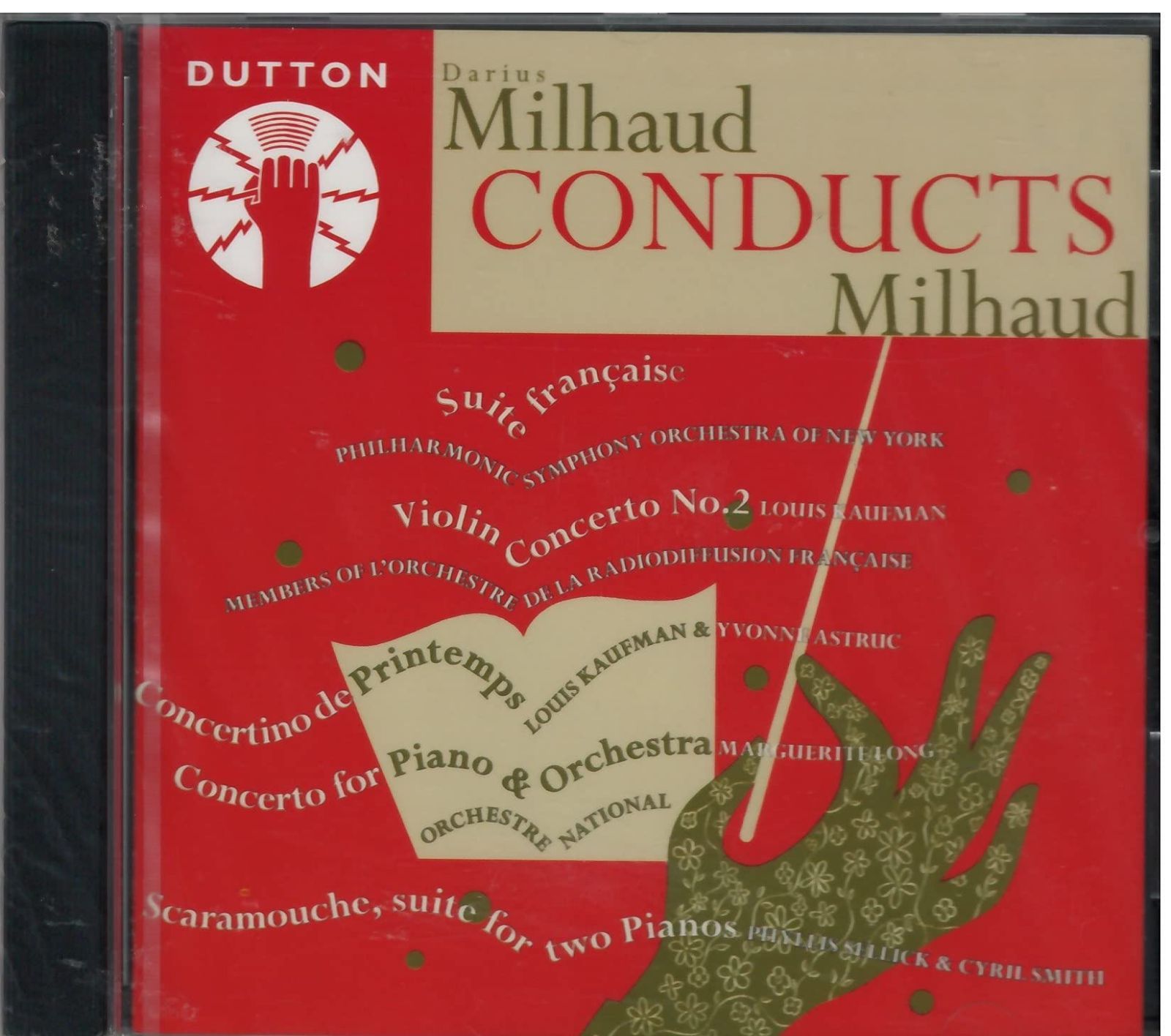 【CD】Milhaud Conducts Milhaud
