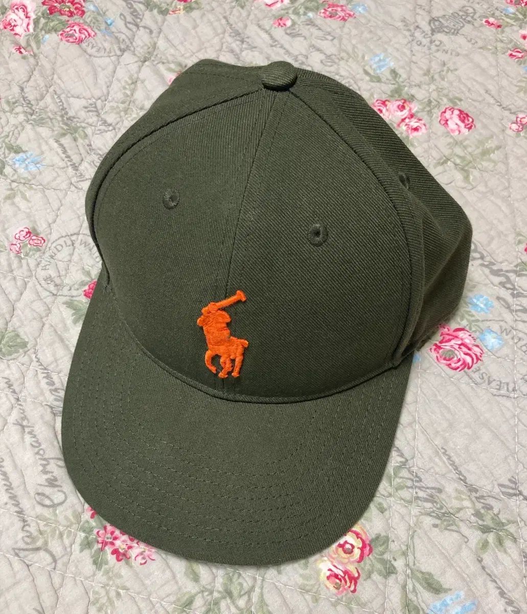 ポロ ラルフローレン ビックポニー ベースボール キャップ 帽子 オリーブ