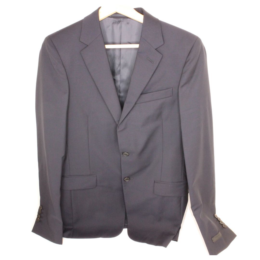 ★【PRADA/プラダ】　スーツ　ブラック　サイズ：46R　UAAAA17D　A8825　メンズ　ビジネス　フォーマル　ハイブランド　冠婚葬祭