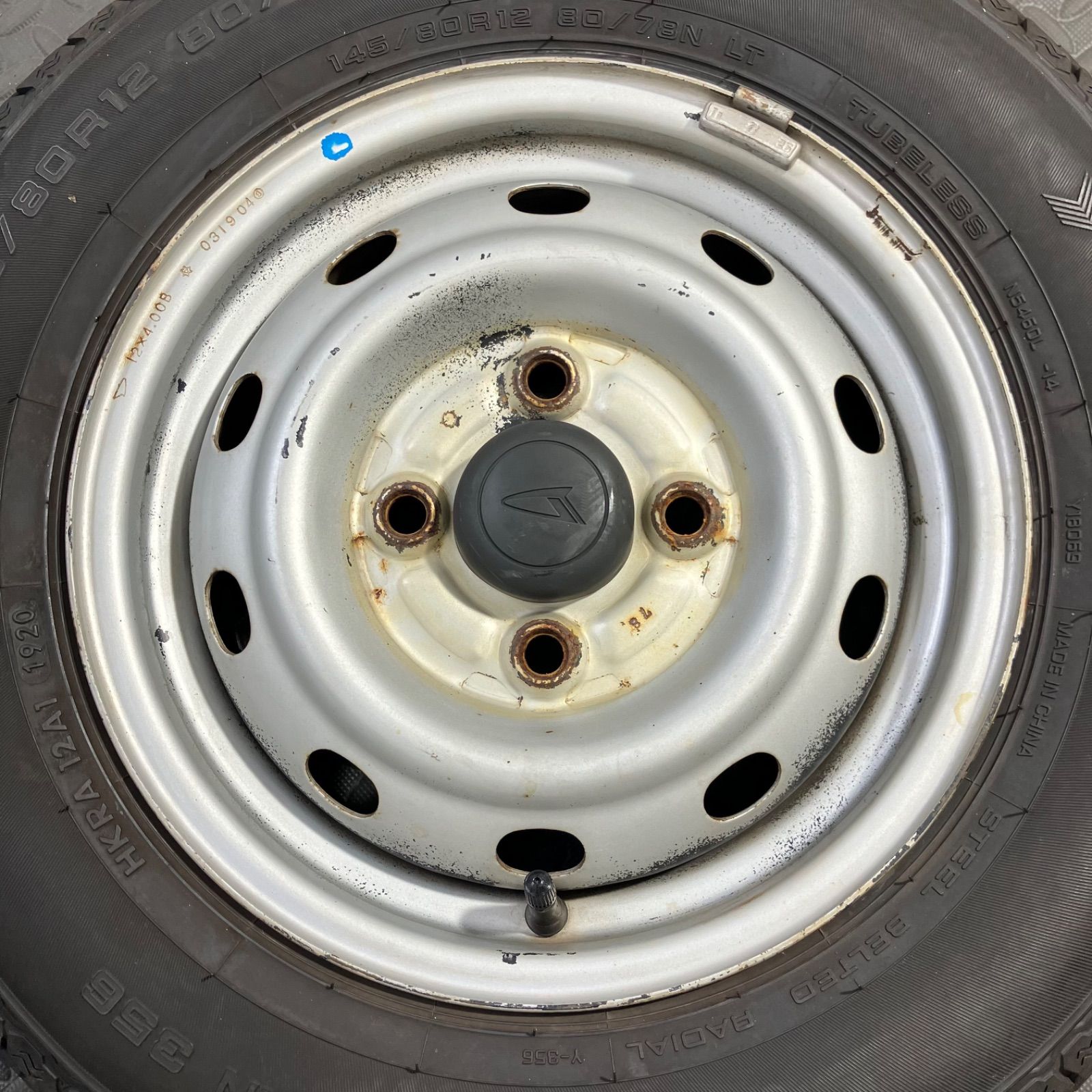 20/22/24年製 145/80R12 80/78N LT ヨコハマ スーパーバン356 ダイハツ 