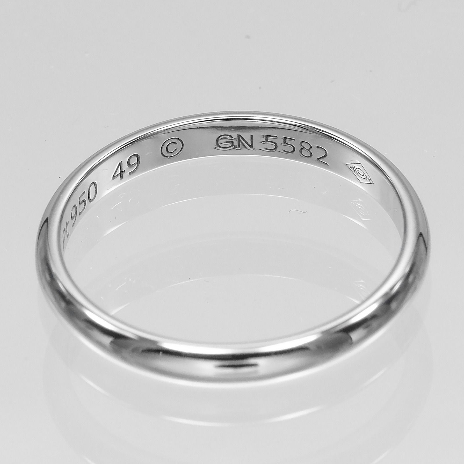 Cartier カルティエ Pt950 1895 ウェディング リング #49 公式通販 