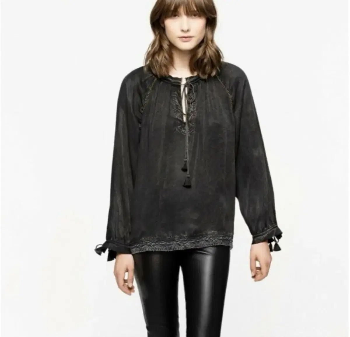 ZADIG&VOLTAIRE ザディグ・エ・ヴォルテール テレサ チュニック ブラウス