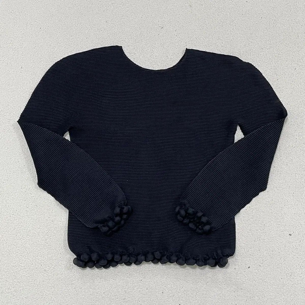 (実寸確認) ISSEY MIYAKE ドロップ ストレッチ プリーツ Tシャツ 0519-1