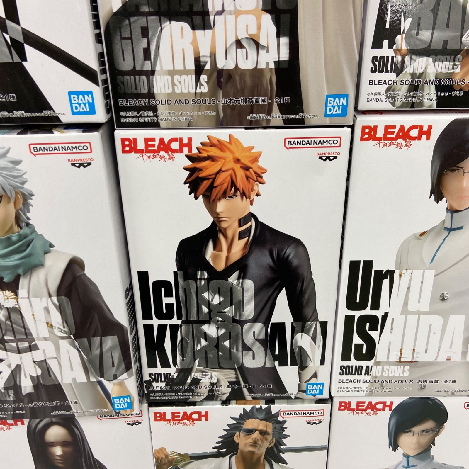 BLEACH ブリーチ フィギュア まとめ 計15点 黒崎一護 朽木白哉 日番