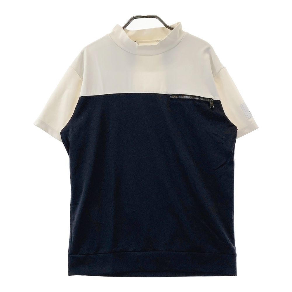 サイズ：L IZREEL イズリール IZR23SS007 ハイネック 半袖Tシャツ ブラック系 [240101689146] ゴルフウェア メンズ ストスト