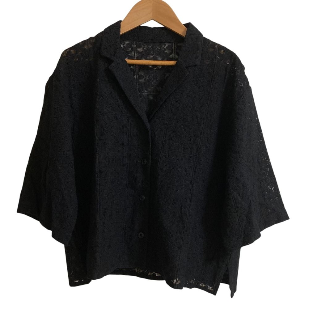 美品 24SS GALLARDAGALANTE ガリャルダガランテ レースシャツ