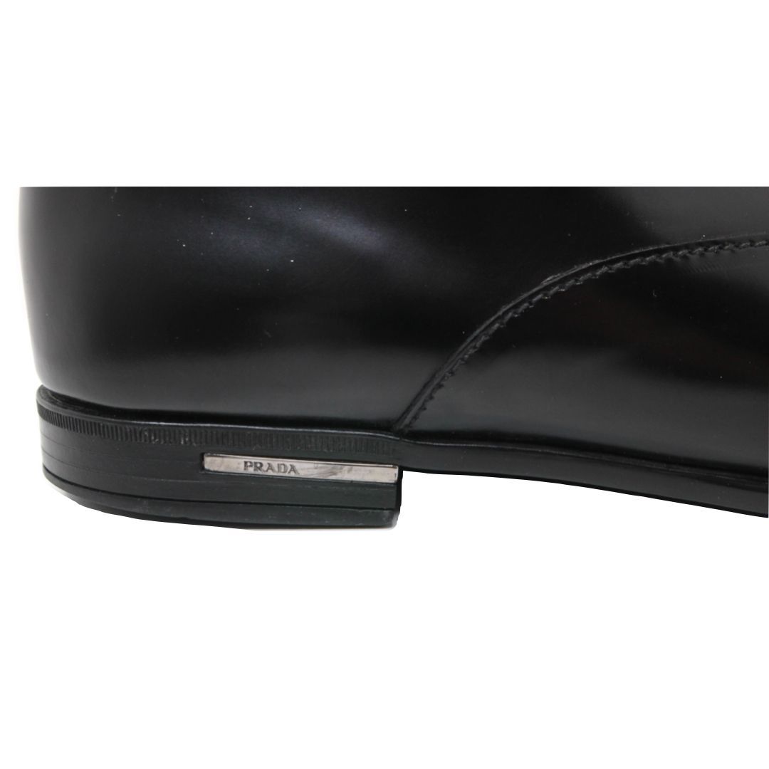 ★【PRADA/プラダ】　メンズ　シューズ　2EE029　ブラック　黒　サイズ 7cm　靴　フォーマル　ドレスシューズ　スーツ　ビジネス　モード系