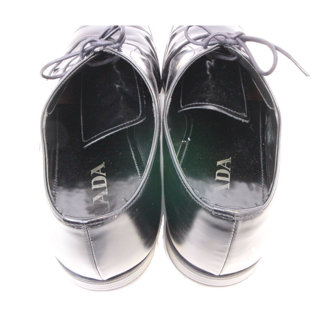★【PRADA/プラダ】　メンズ　シューズ　2EE029　ブラック　黒　サイズ 7cm　靴　フォーマル　ドレスシューズ　スーツ　ビジネス　モード系