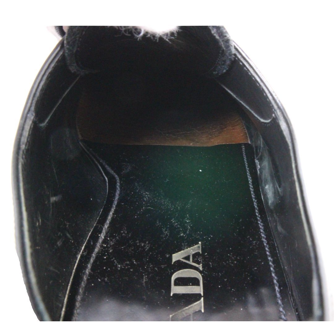 ★【PRADA/プラダ】　メンズ　シューズ　2EE029　ブラック　黒　サイズ 7cm　靴　フォーマル　ドレスシューズ　スーツ　ビジネス　モード系