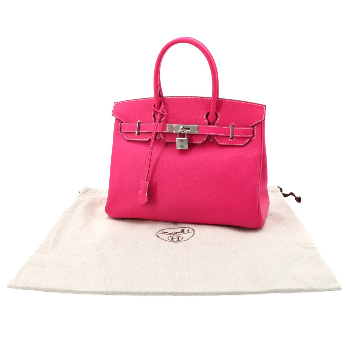 未使用 展示品 エルメス HERMES バーキン30 エプソン ローズティリアン 
