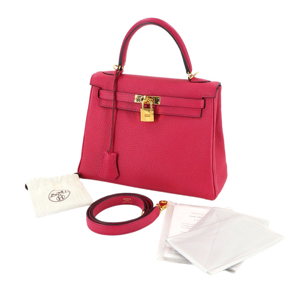 新品同様 エルメス HERMES ケリー 25 トゴ フランボワーズ 2way ハンド 新品同様 エルメス HERMES ケリー 25 トゴ フランボワーズ 2way ハンド