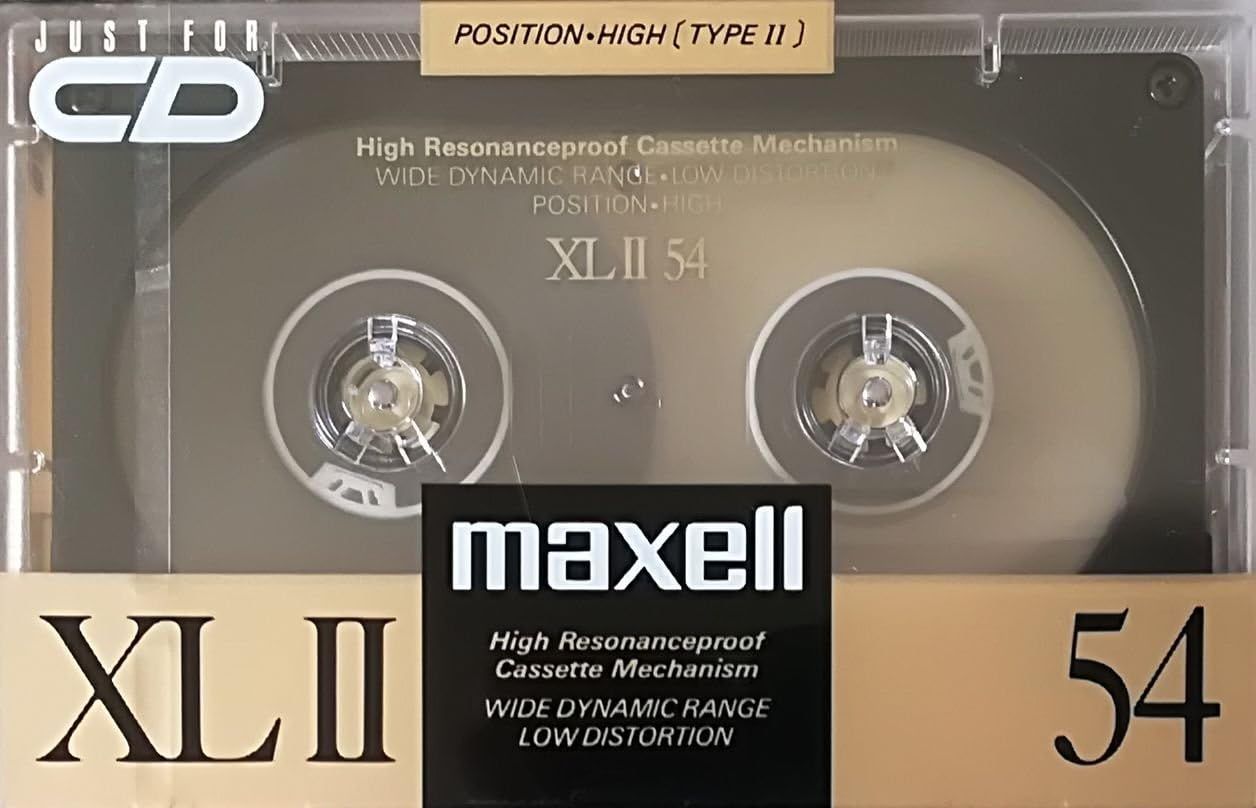 【未使用品】日立マクセル カセットテープ XL II 54分 ハイポジ XLII54(D)×7本セット