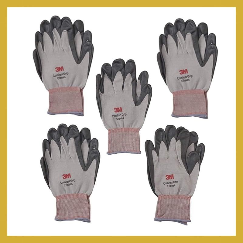 3M スリーエム 作業用手袋 コンフォートグリップグローブ グレー Mサイズ 5双パック GLOVE-M-5P