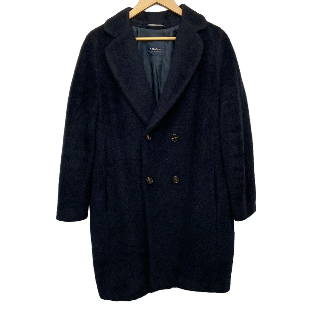 S Max Mara(マックスマーラ) コート サイズ42 M レディース - ネイビー