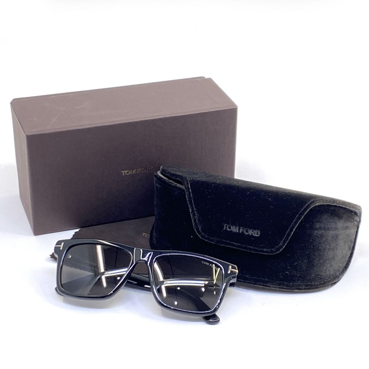 TOMFORD トムフォード Buckley-02 TF906-N 01A サングラス　※中古 19,800円