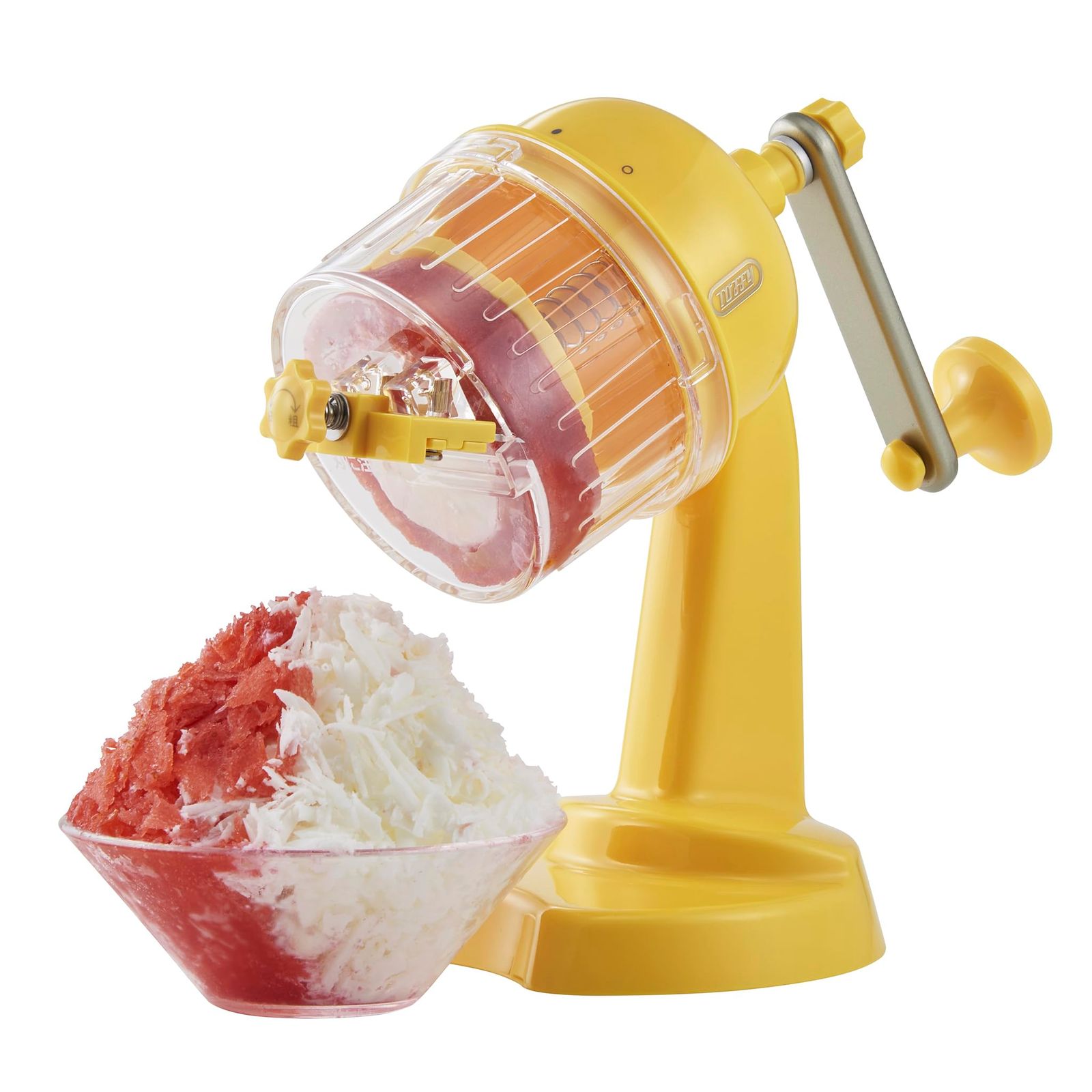 【Toffy/トフィー】 コンパクトふわふわかき氷器 K-HIS1 手動 冷凍フルーツ ジュース氷 味付き氷 ふわふわ サラサラ シャリシャリ 無段階調節 アウトドア ビビッドカラー [2025モデル]カナリアイエロー K-HIS1-CAY★ 7609d915 4,665円