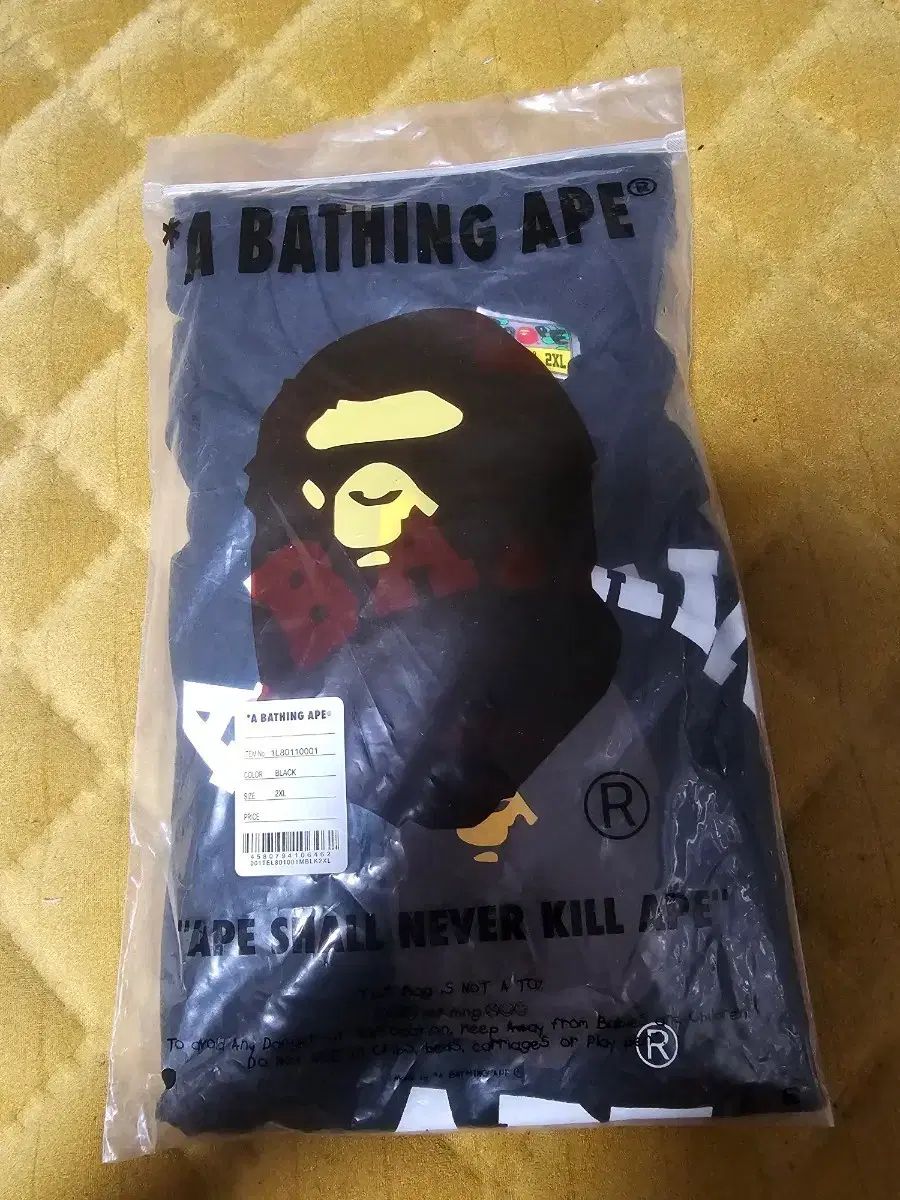 BAPE A BATHING APE ブラック Tシャツ 2XL 新品