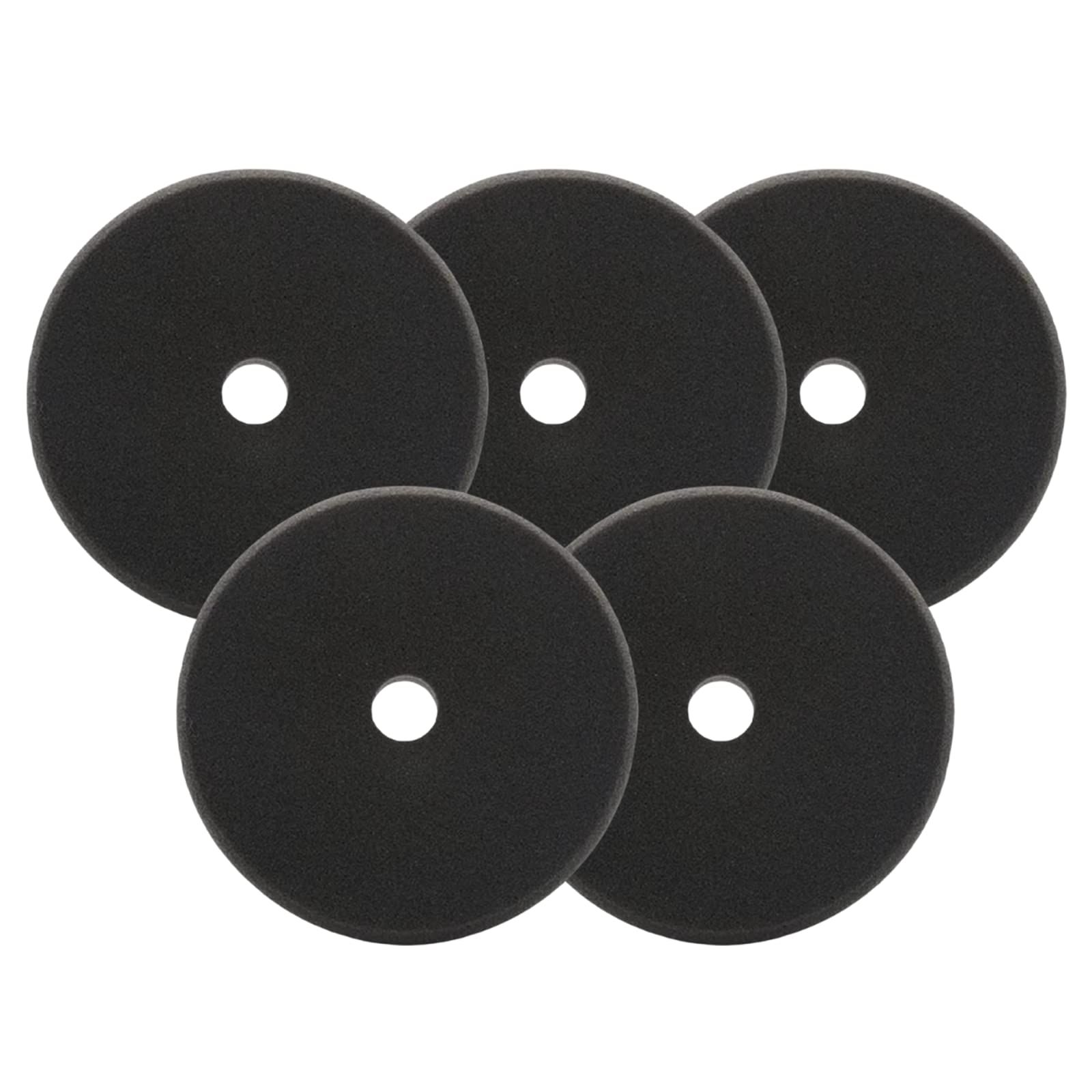KINOKINO ポリッシャー スポンジ バフ 電動 研磨 鏡面仕上げ 艶出し ワックスがけ (180mm 細目 5個セット)(沖縄・離島の方発送不可）) b98b4abb