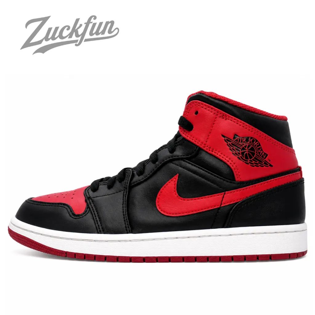 エア ジョーダン 1  toe NIKE AIR JORDAN 1 MID BRED TOE ナイキ エア ジョーダン 1 ミッド