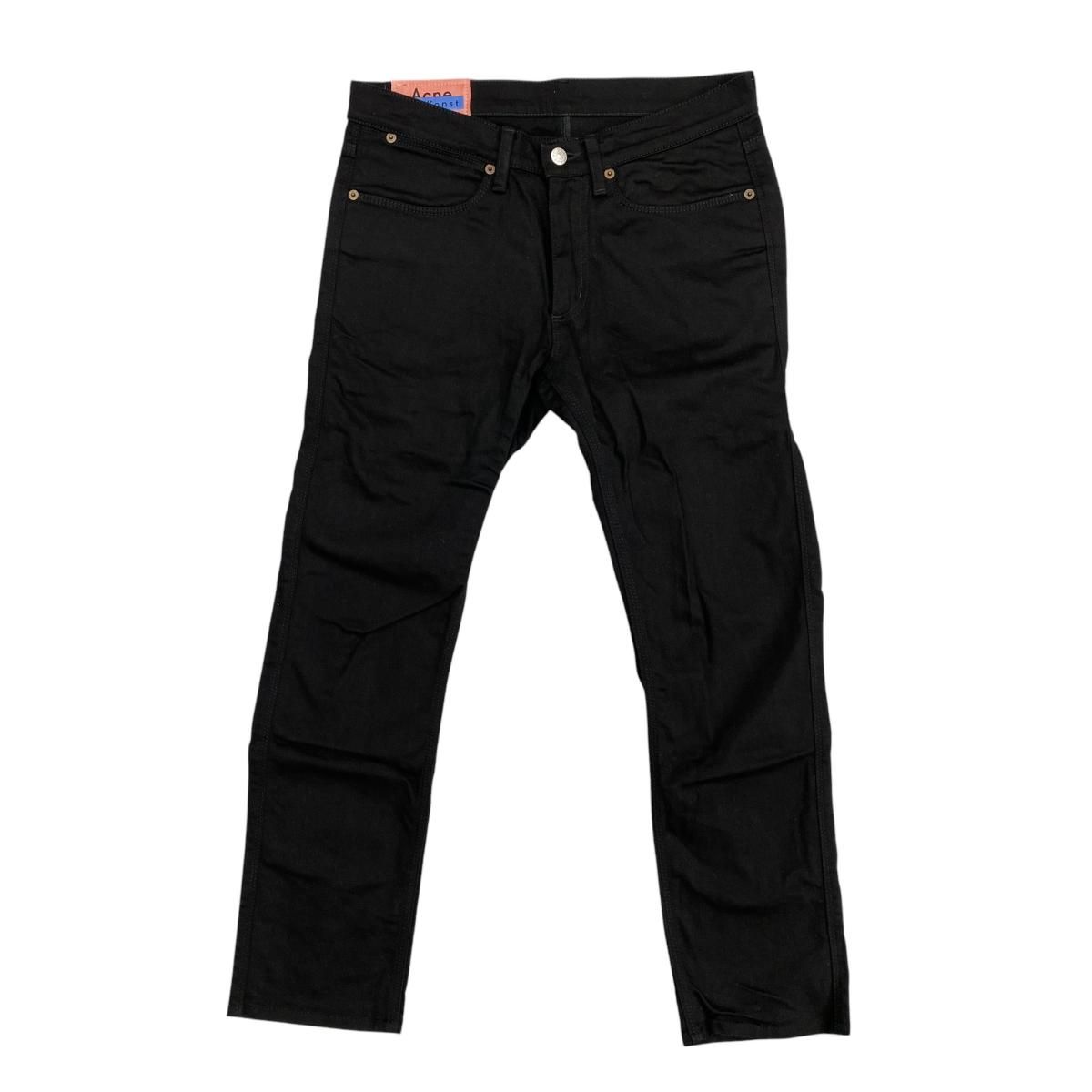 ☆アクネストゥディオズ ブラック デニム ジーンズ 30/32 175/82A Acne Studios