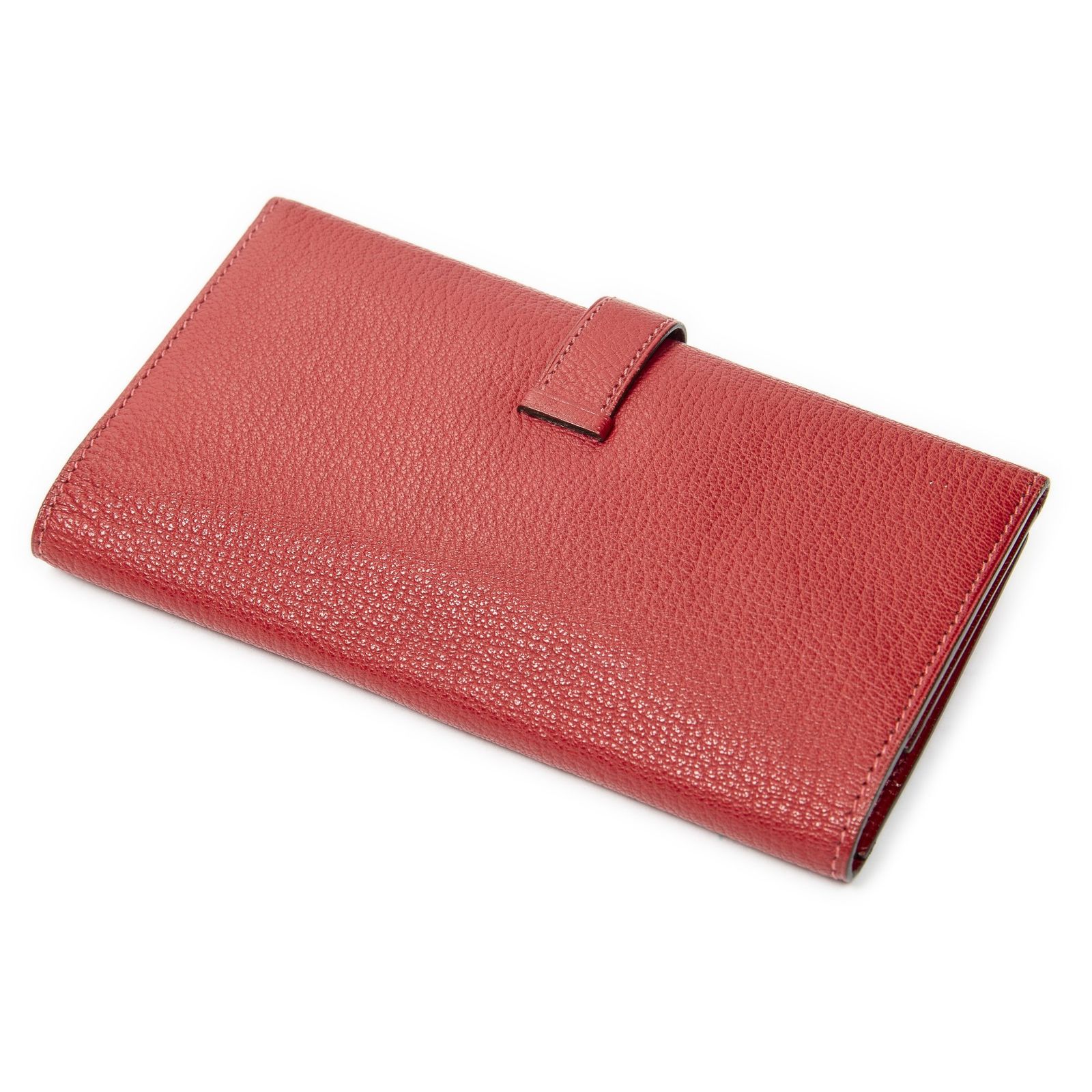 エルメス HERMES ベアン スフレ シェーブル レザー 二つ折り 長財布