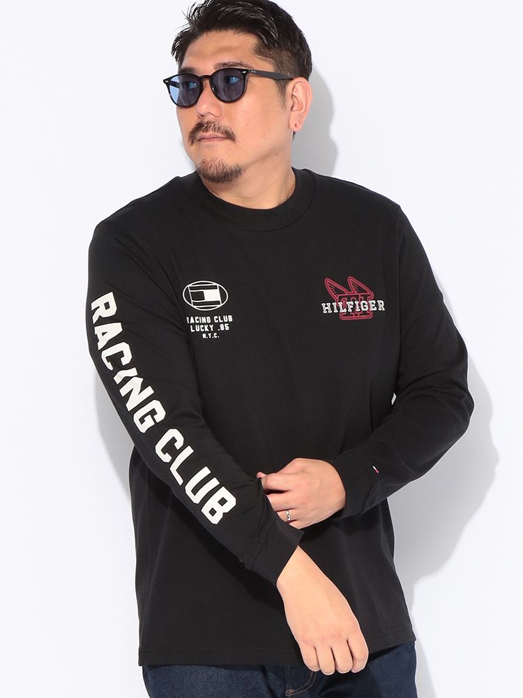 Tシャツ 長袖 メンズ 大きいサイズ コットン100％ モダンアスレチック ロングスリーブTシャツ TOMMY HILFIGER (トミーヒルフィガー)
