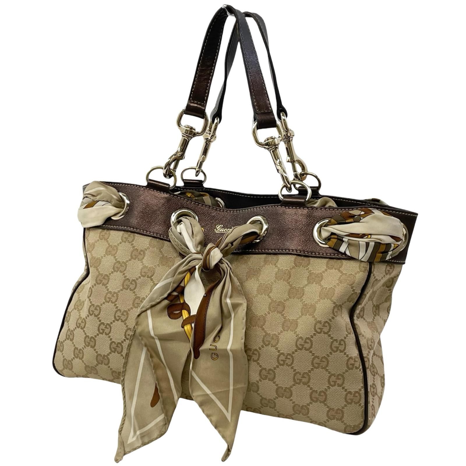 中古】GUCCI | グッチ GGキャンバス トートバッグ 162879・467891