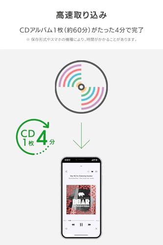 アイ・オー・データ IODATA CDレコSE(ブラック) CDレコーダー スマホ