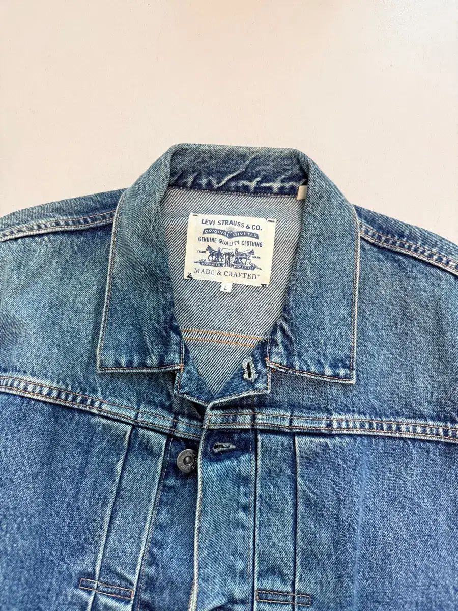 levi´s madeu0026crafted ミッドナイト ブルー デニム ジャケット 出品