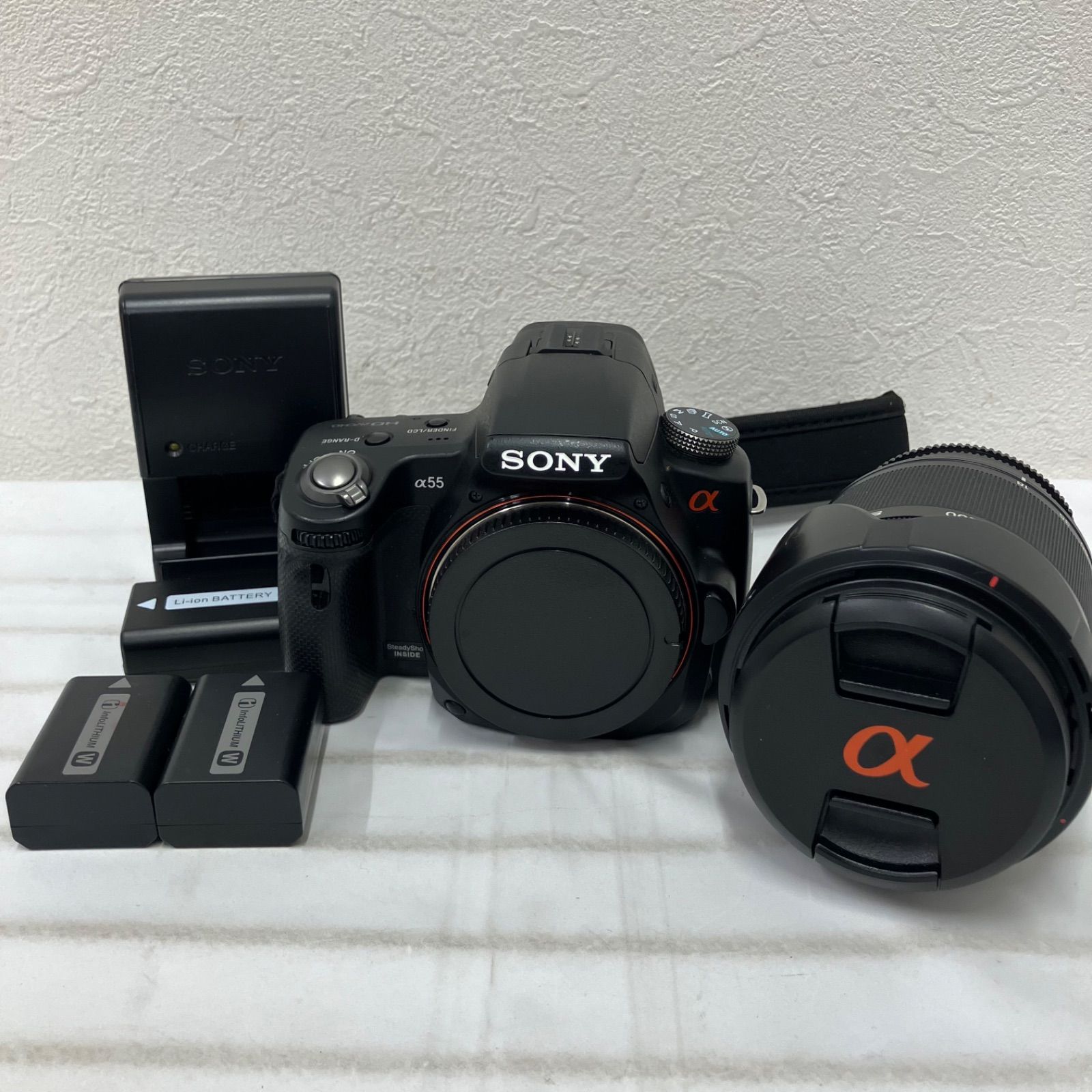 D9997　SONY　ソニー　デジタル一眼カメラ　本体　レンズ　バッテリー付　ジャンク品