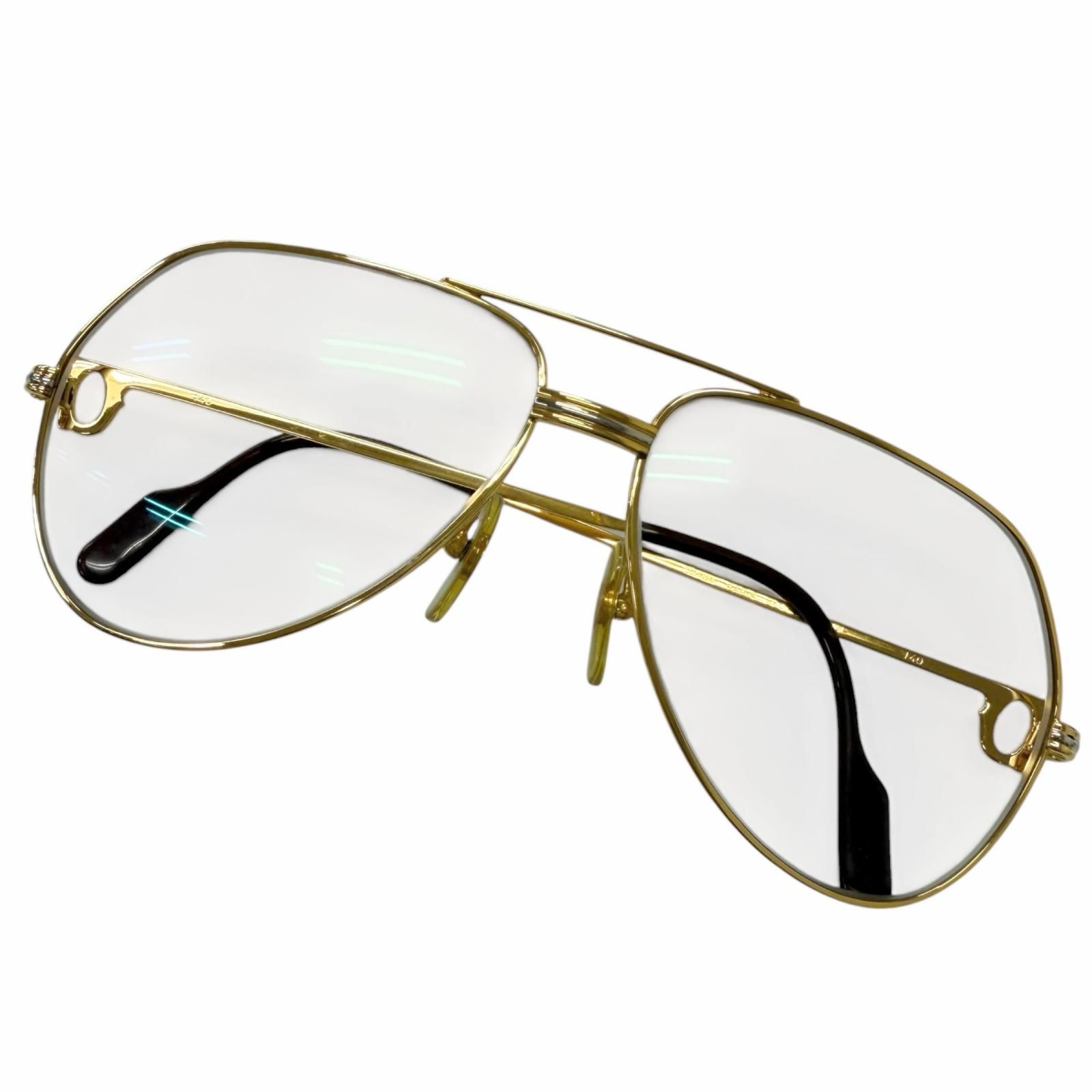 美品□Cartier カルティエ ヴィンテージ 140 トリニティ ツーブリッジ